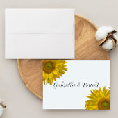 Cartes de notes pour Mariage de tournesol