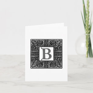 Cartes de notes pour monogrammes celtiques de lett