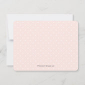 Cartes de notes pour petites filles Fleur de print (Dos)