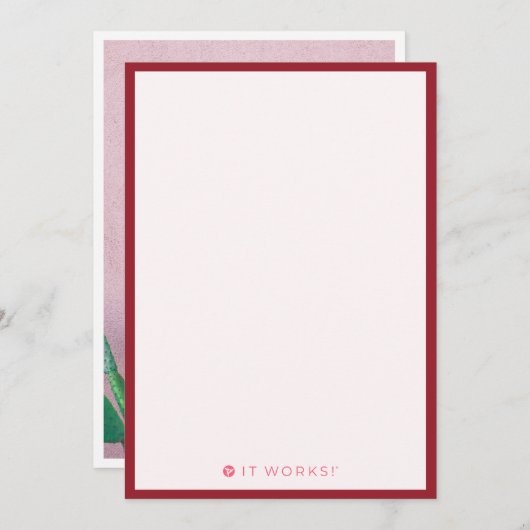 Cartes de notes pour tapis vert (Devant / Derrière)