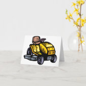 Cartes de notes pour tondeuse de pelouse (Fleur jaune)