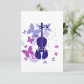 Cartes de notes pour violon (Debout devant)