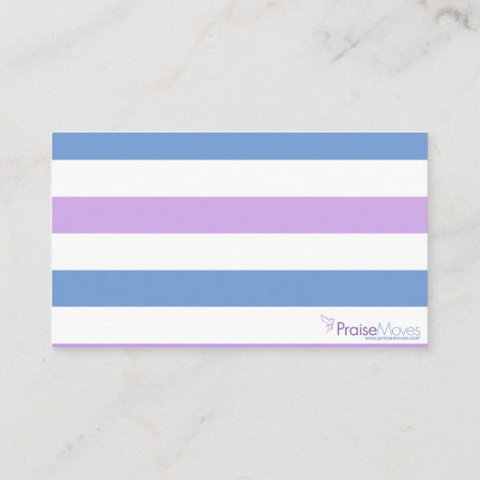 Cartes de notes PraiseMoves avec écriture (Dos)