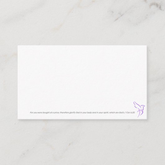 Cartes de notes PraiseMoves avec écriture (Devant)