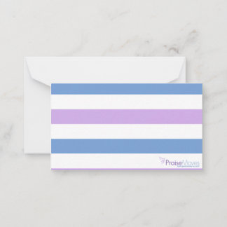 Cartes de notes PraiseMoves avec écriture