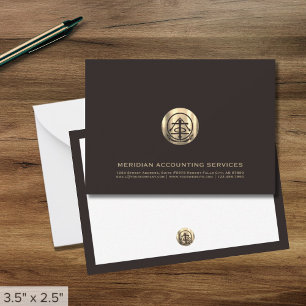 Cartes de notes professionnelles avec logo