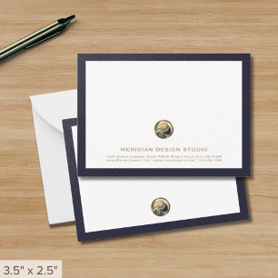 Cartes de notes professionnelles Logo personnalisé