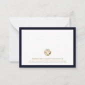 Cartes de notes professionnelles personnalisées (Devant)