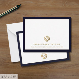 Cartes de notes professionnelles personnalisées