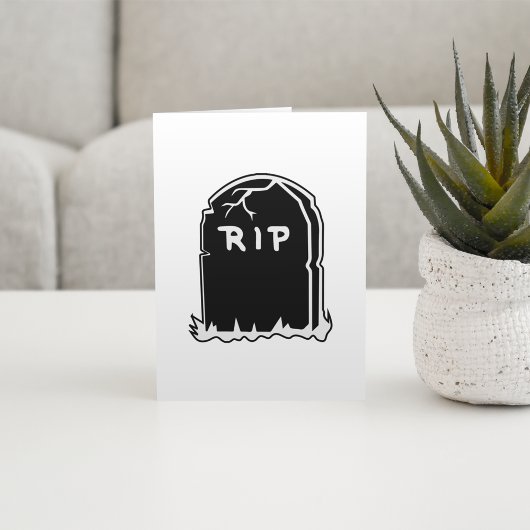 Cartes de notes RIP Tombstone
