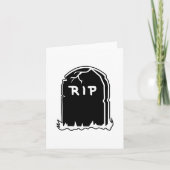 Cartes de notes RIP Tombstone (Devant)
