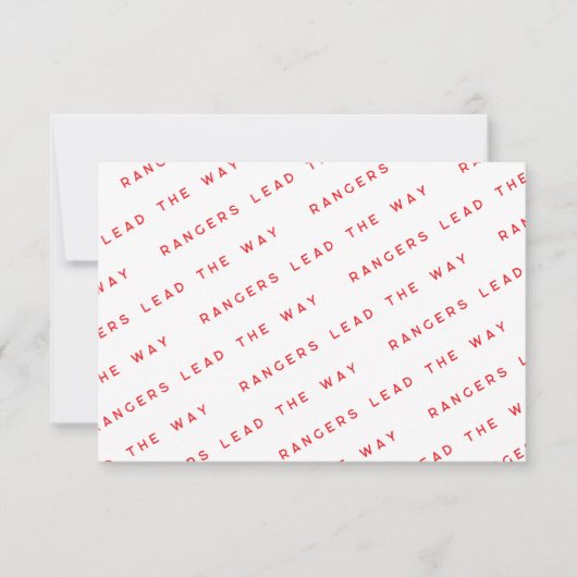 Cartes de notes RLTW Modernes (Devant)