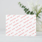 Cartes de notes RLTW Modernes (Debout devant)