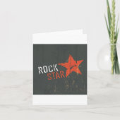 Cartes de notes rock Star (Devant)