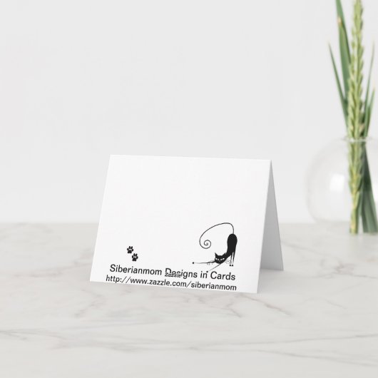 Cartes de notes roses et orange rétro (Dos)