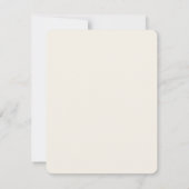 Cartes de notes rustiques aux plumes à l'aquarelle (Dos)