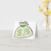 Cartes de notes Sacs d'argent (Fleur jaune)