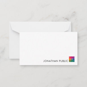 Cartes de notes simples et modernes Ajouter un log