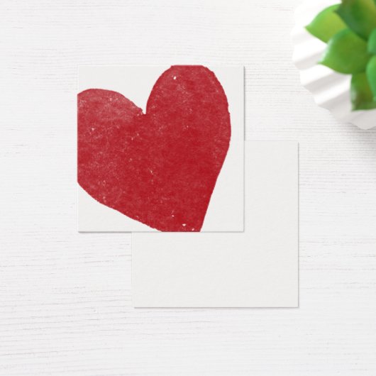 Cartes de notes simples, rouges, aquarelle 02 (Bureau)