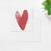 Cartes de notes simples, rouges, aquarelle 04 (Bureau)