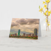 Cartes de notes Skyline Boston (Fleur jaune)