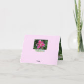 Cartes de notes Stargazer Pink Oriental Lilies (Dos)