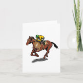 Cartes de notes sur les courses de chevaux (Devant)