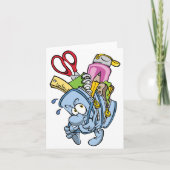 Cartes de notes sur les fournitures scolaires (Devant)