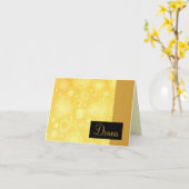 Cartes de notes sur les soleils célestes (Fleur jaune)