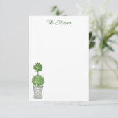 Cartes de notes topiques monochromes (Debout devant)