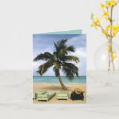 Cartes de notes Tropical Palm Tree (Fleur jaune)