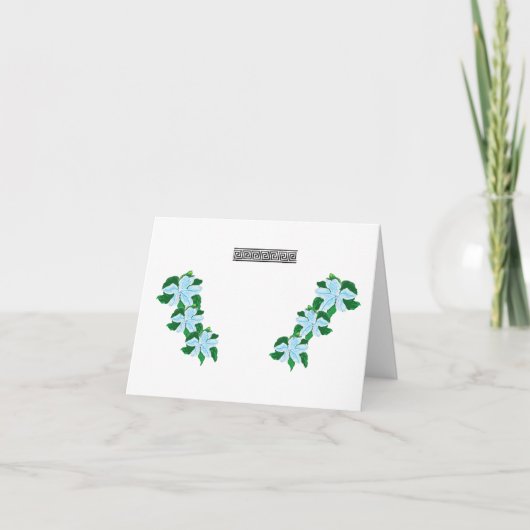 Cartes de notes : Un sentiment grec (Devant)