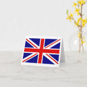 Cartes de notes Union Jack (Fleur jaune)