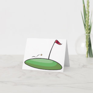 Cartes de notes vertes Golf