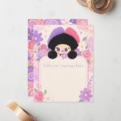 Cartes de notes vierges Bloom Kitty | Personnalisé (Devant/Arrière en situation)