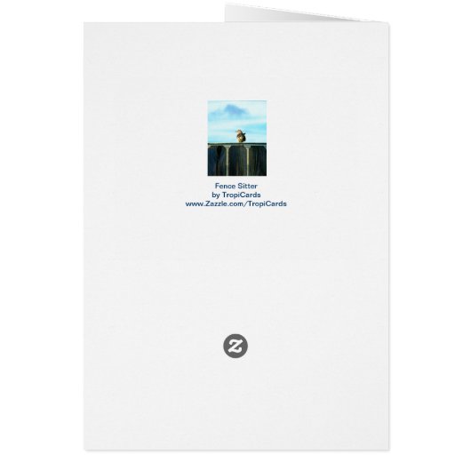 Cartes de notes vierges de clôture (inspirant) (Dos)