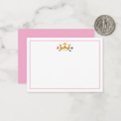Cartes de notes vierges Princesses du Ciel™ (Devant/Arrière en situation)