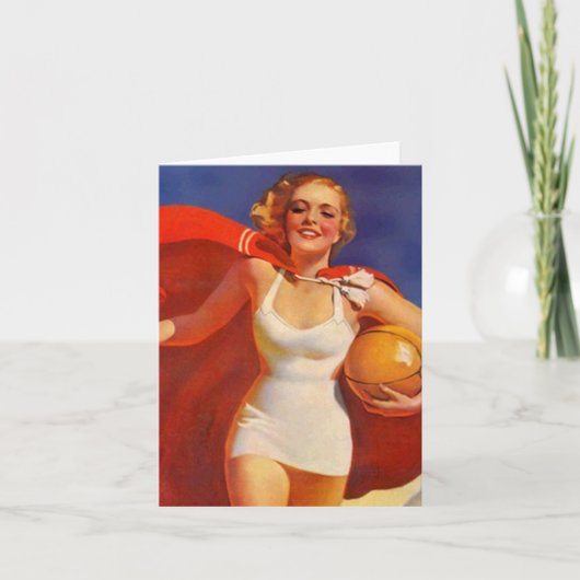 Cartes de notes vierges vintage Beach Cape Weekend (Devant)