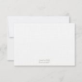 Cartes de notes vierges Whelk Shell (Dos)