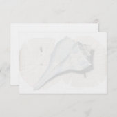 Cartes de notes vierges Whelk Shell (Devant / Derrière)