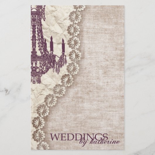 Cartes de notes vintage (Devant)