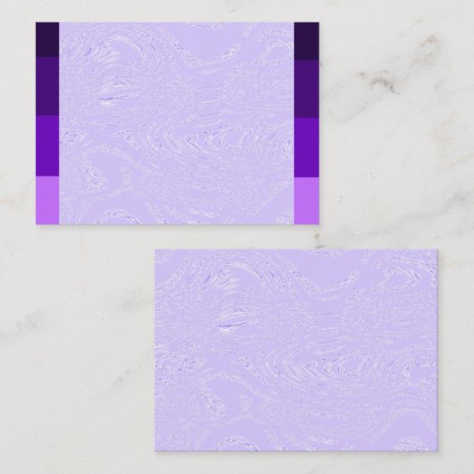 Cartes de notes violettes multiples (Devant / Derrière)