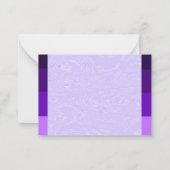 Cartes de notes violettes multiples (Devant)