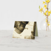 Cartes de notes Western Cowboy Boot (Fleur jaune)