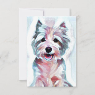 Cartes de notes Westie