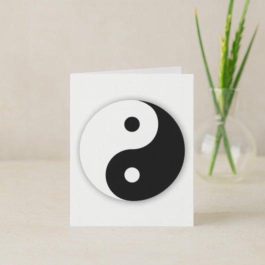 Cartes de notes Yin Yang