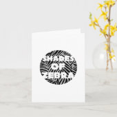 Cartes de notes Zebra (Fleur jaune)