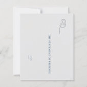 Cartes de notification de cérémonie civile de mari (Devant)