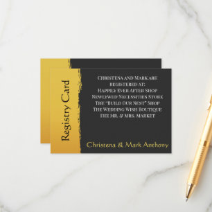 Cartes de notification pour liste de mariage Midni