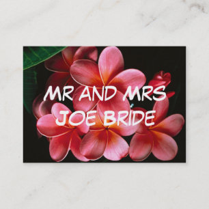 Cartes de nouvelle adresse à domicile floral rose 